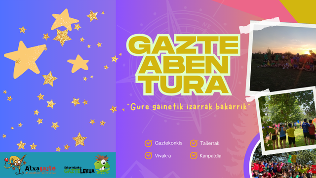 GAZTEABENTURA:  udarako  eskaintza  berria  nerabeentzako