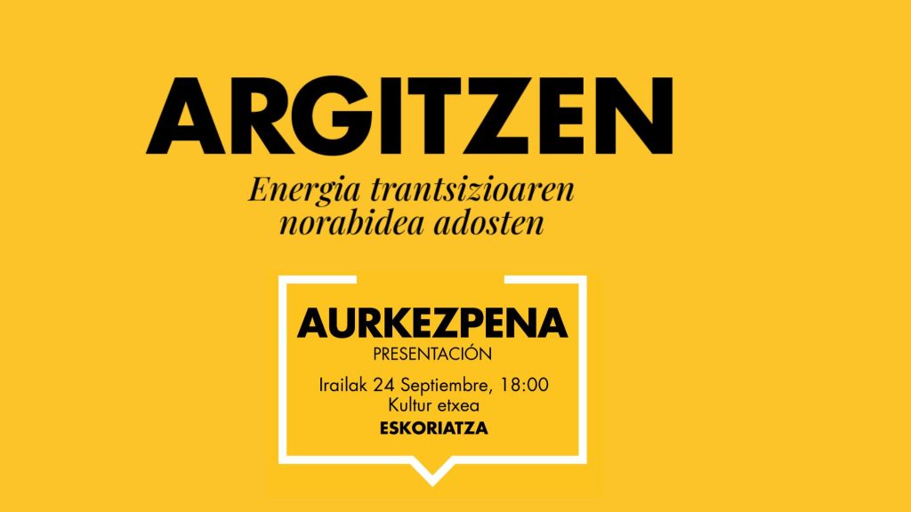 Se presenta el proceso deliberativo ARGITZEN