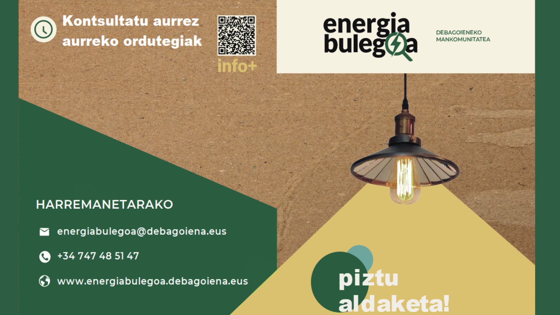 La oficina para la transición energética vuelve a funcionar