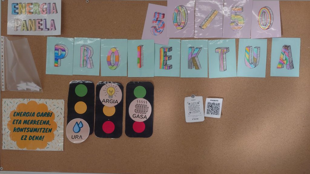 Los colegios de Eskoriatza reducen su consumo energético y de agua